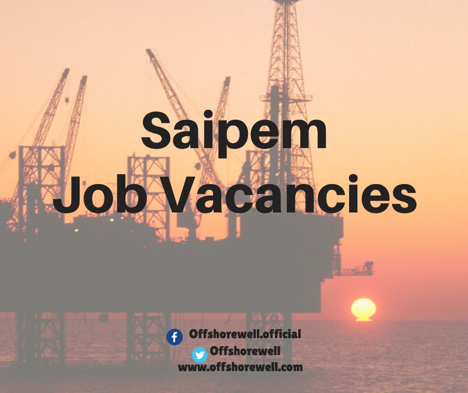 Saipem Oil And Gas offshore onshore Job Vacancies