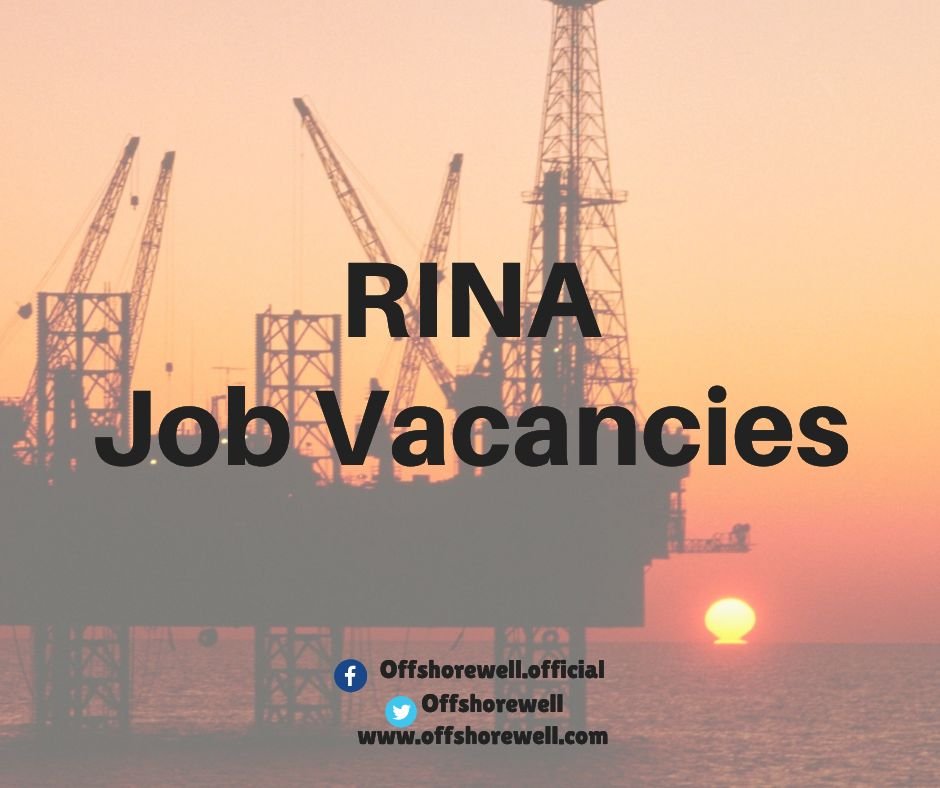 RINA  OIl & Gas Job Vacancies