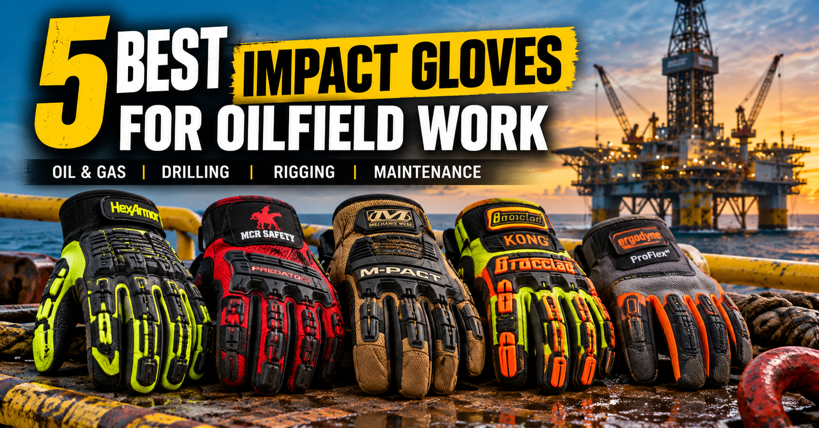 best impact gloves for oilfield